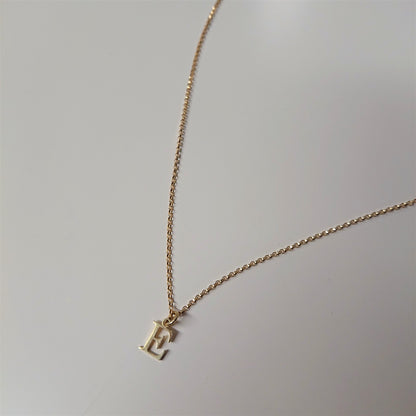 Gold Initial Necklace - Karen Morrison Jewellery