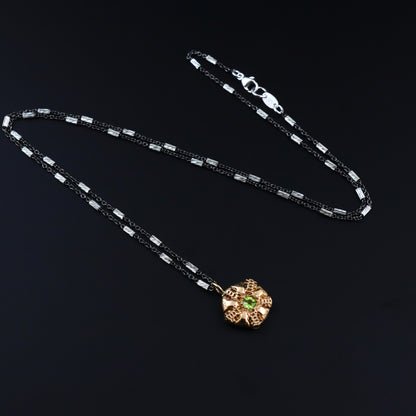 Peridot beach necklace