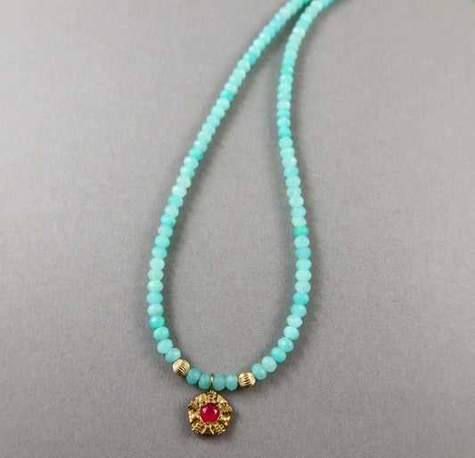Amazonite Gem Necklace