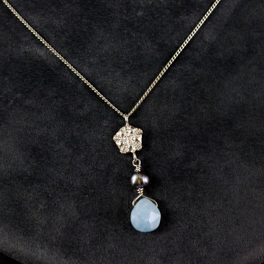 Aquamarine Sea Creature Necklace