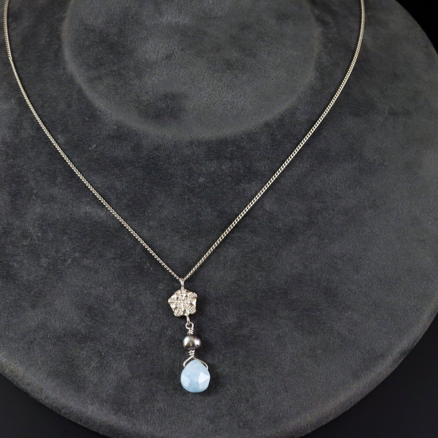 Aquamarine Sea Creature Necklace