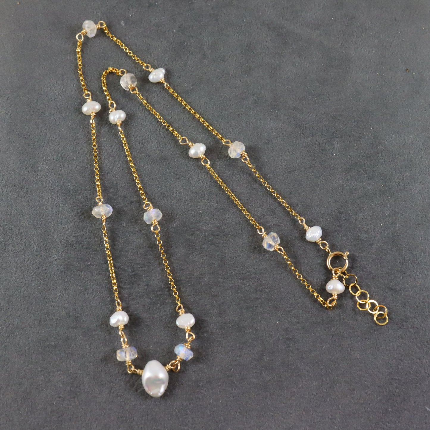 Pearl & Moonstone Necklace