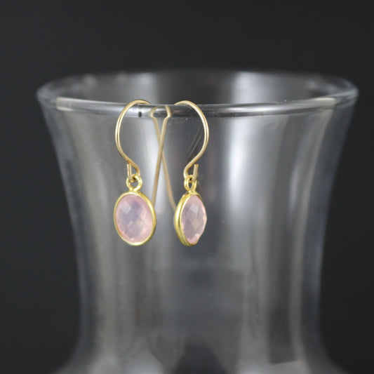 Rose Quartz Earrings - Karen Morrison Jewellery