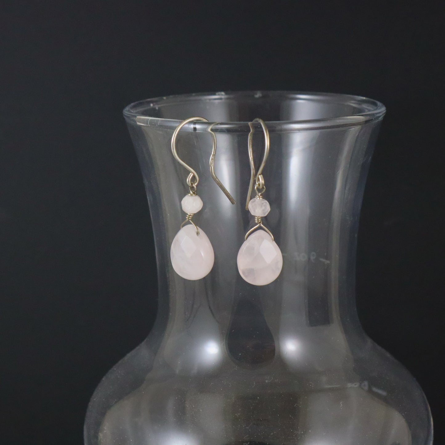 Rose Quartz Earrings - Karen Morrison Jewellery