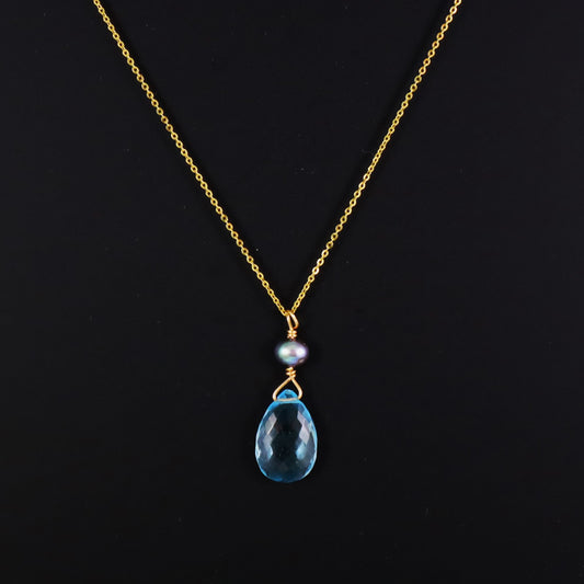 Topaz 9ct Necklace - Limited Edition