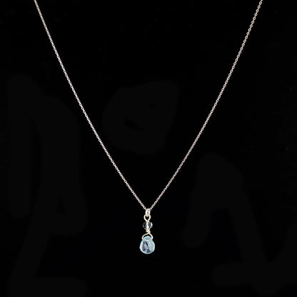 Aquamarine 9ct Gold Necklace