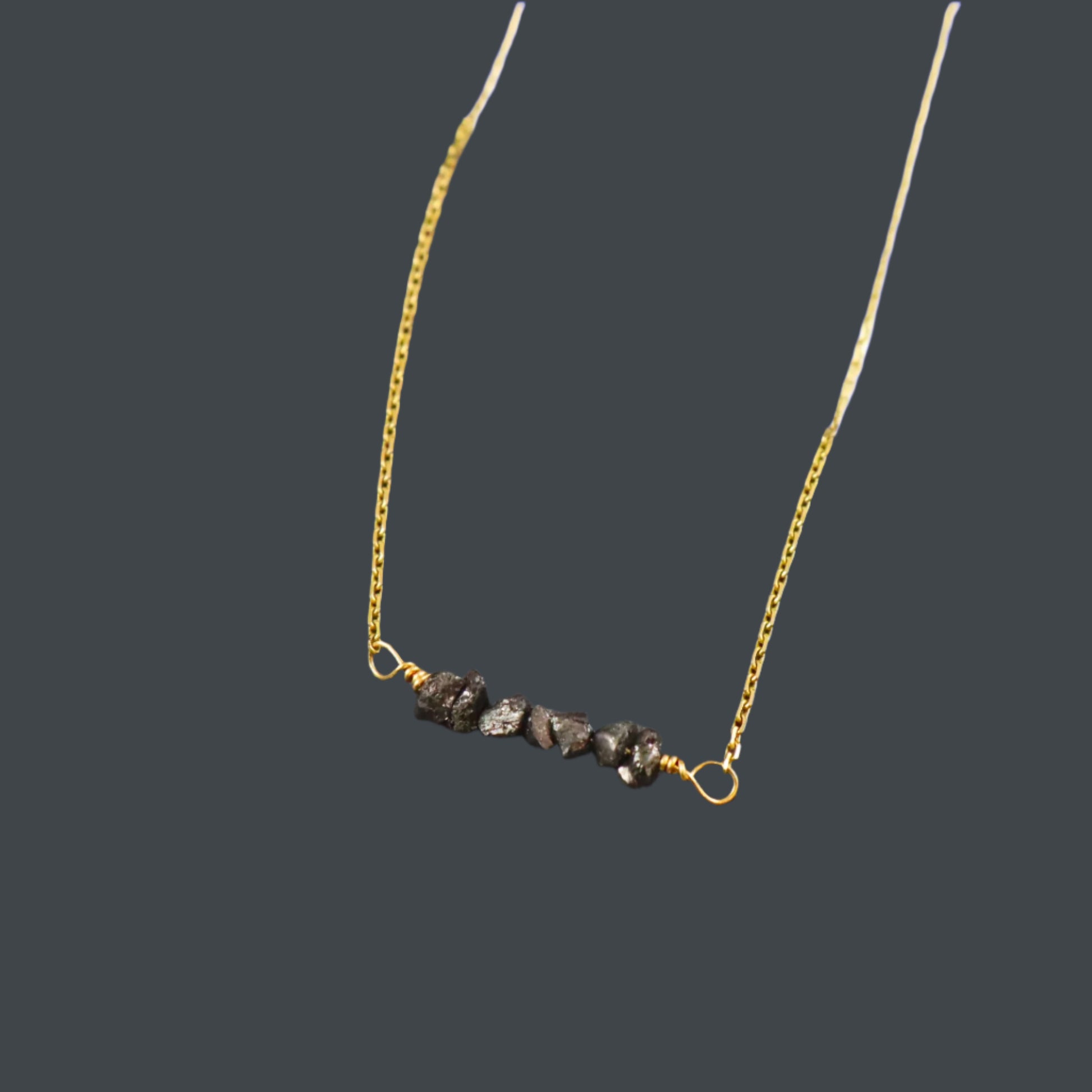 9ct Gold & Diamond Necklace - Karen Morrison Jewellery