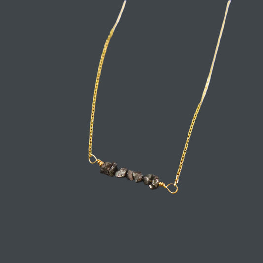 9ct Gold & Diamond Necklace - Karen Morrison Jewellery