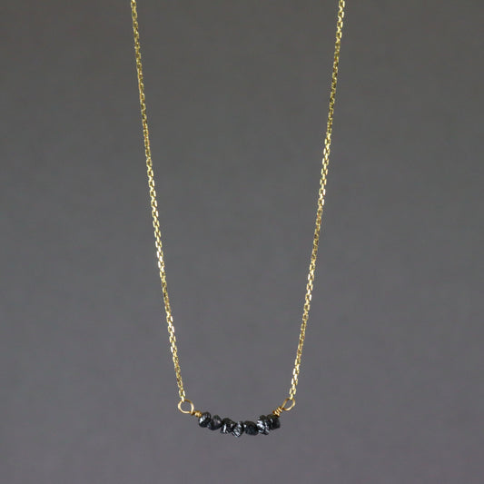 diamond and gold necklace