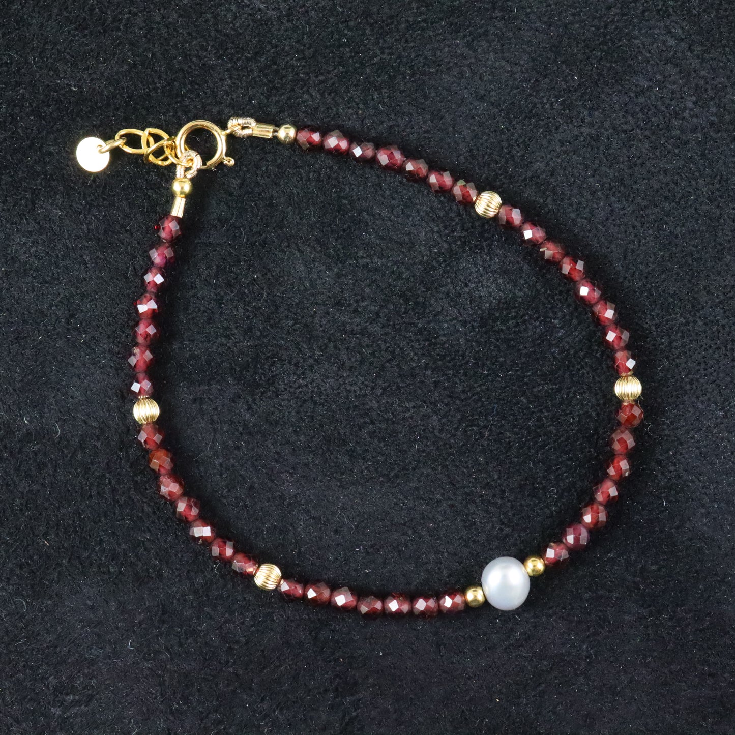Garnet Gemstone Bracelet
