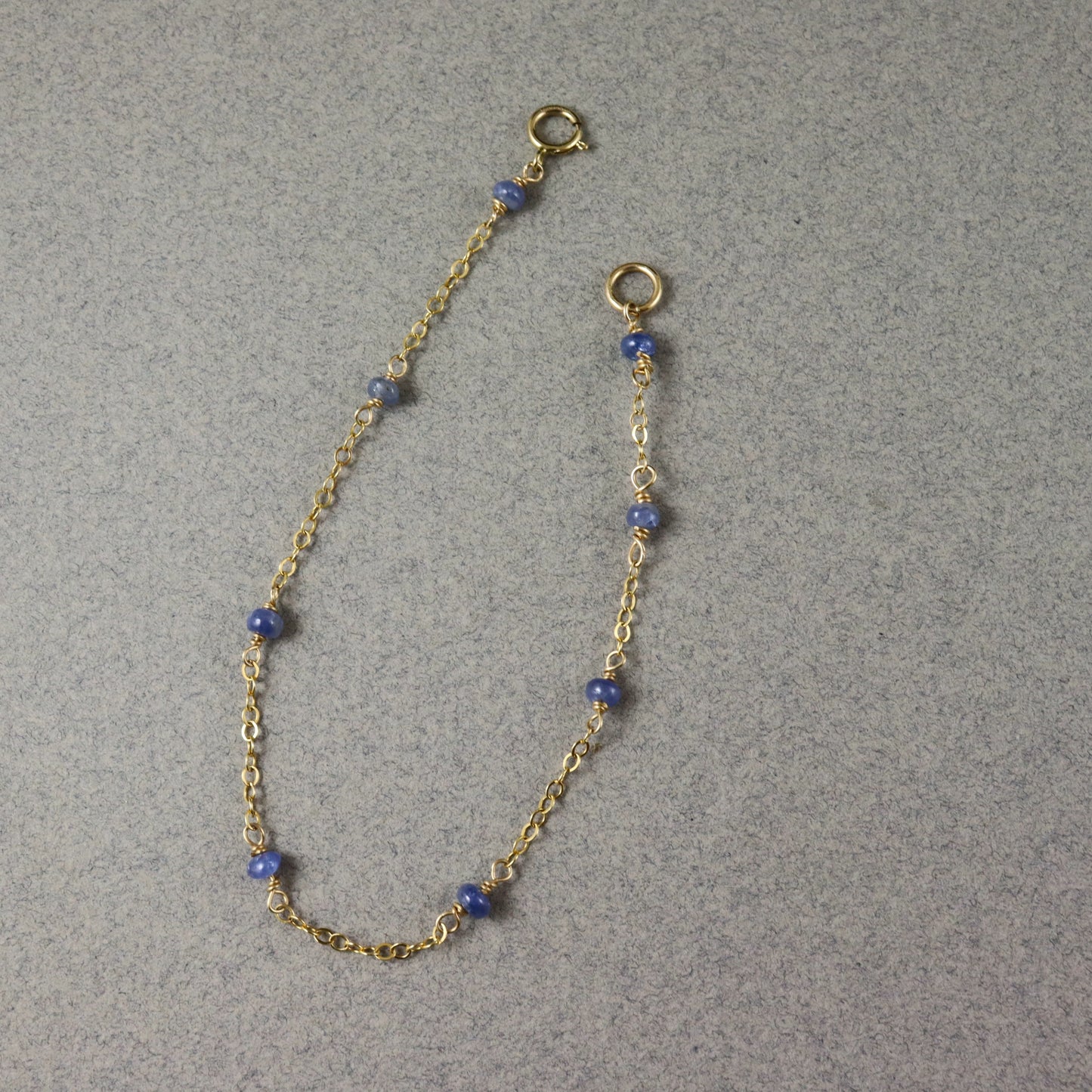 Sapphire & Gold Bracelet - Karen Morrison Jewellery