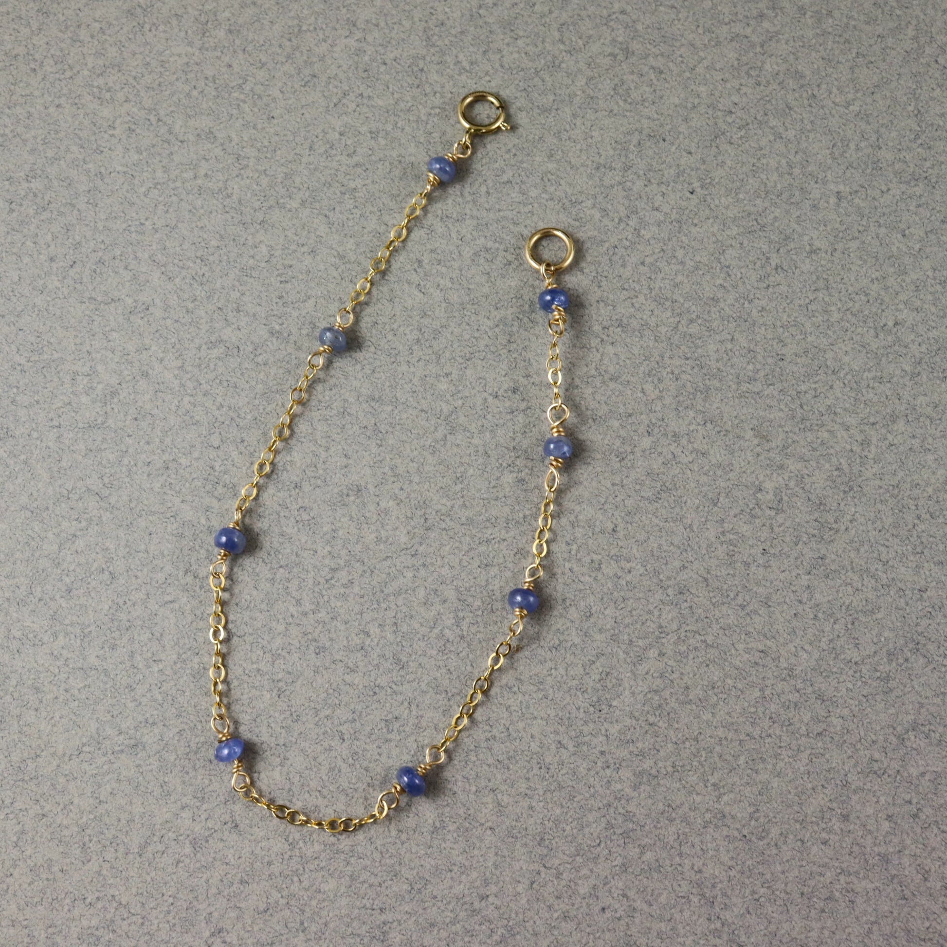 Sapphire & Gold Bracelet - Karen Morrison Jewellery