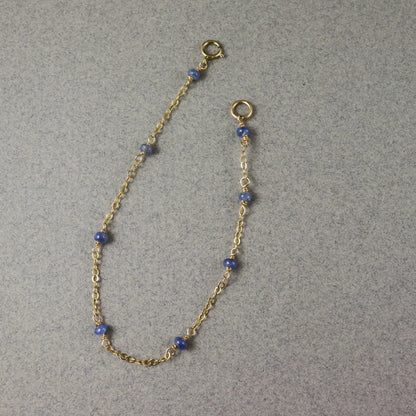 Sapphire & Gold Bracelet - Karen Morrison Jewellery
