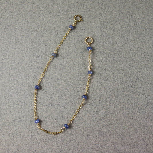 Sapphire & Gold Bracelet - Karen Morrison Jewellery