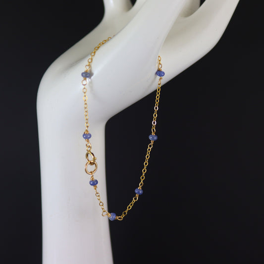 Sapphire & Gold Bracelet - Karen Morrison Jewellery