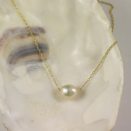 Pearl 9ct Gold Necklace