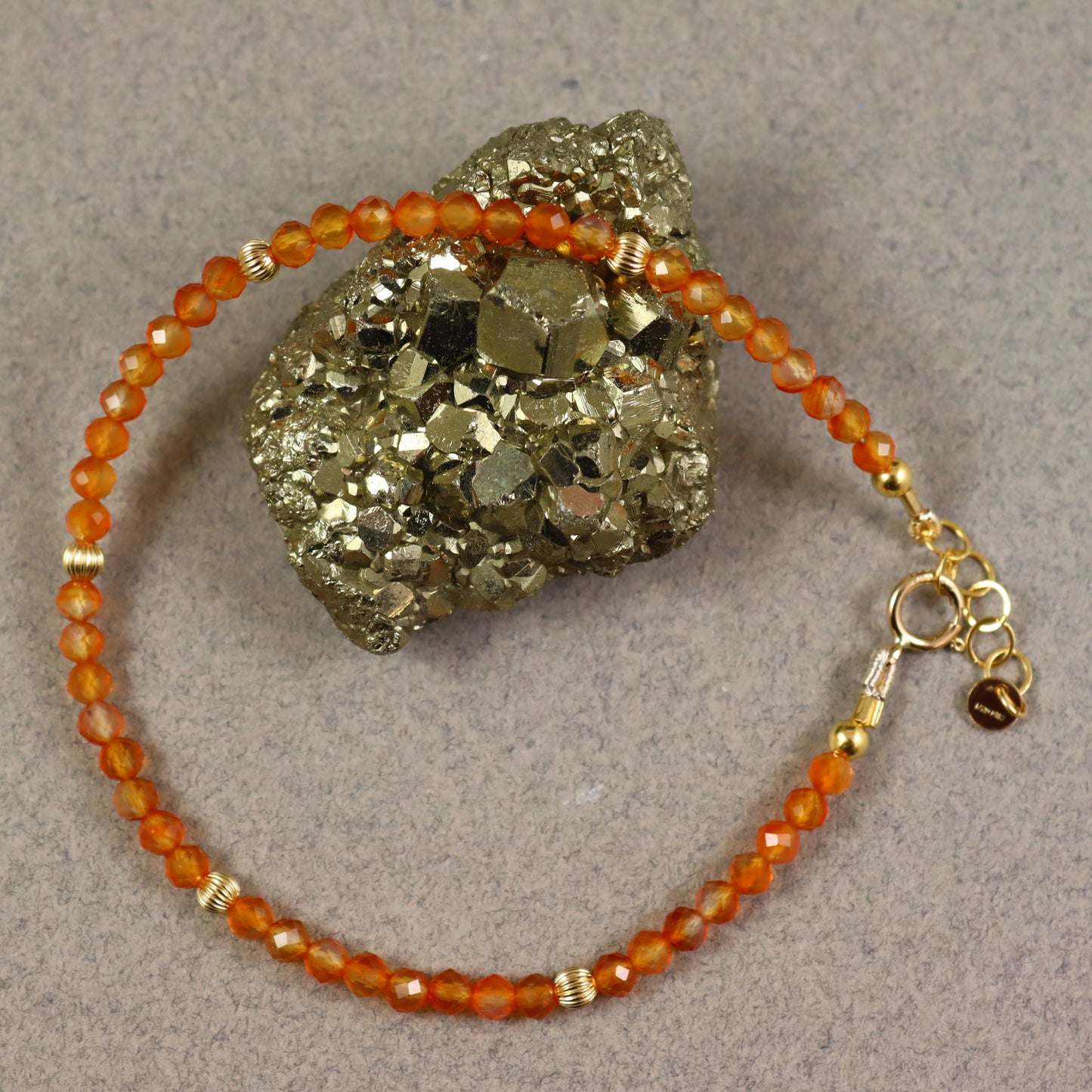 Carnelian Gemstone Bracelet