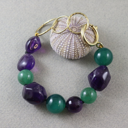 Amethyst Gemstone Bracelet - Karen Morrison Jewellery