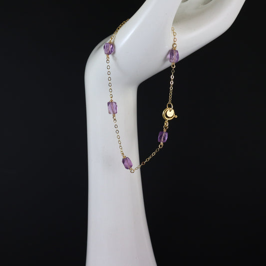 Amethyst Gemstone Bracelet