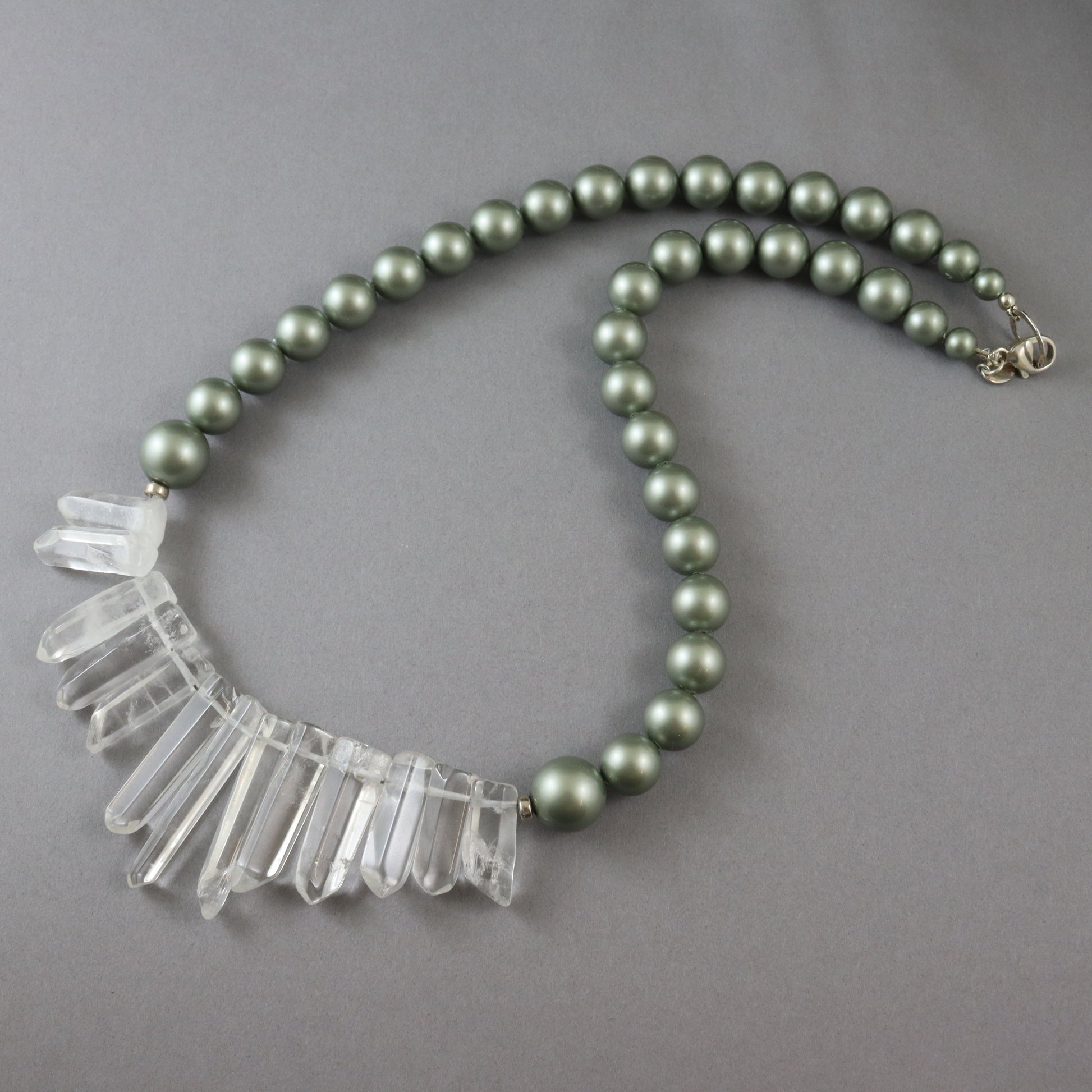 Crystal Quartz Necklace - Karen Morrison Jewellery