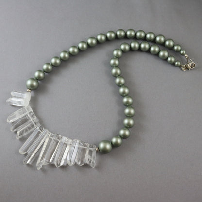 Crystal Quartz Necklace - Karen Morrison Jewellery