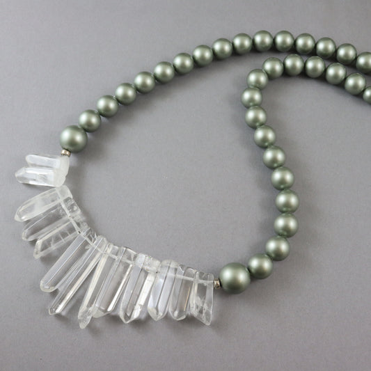Crystal Quartz Necklace - Karen Morrison Jewellery