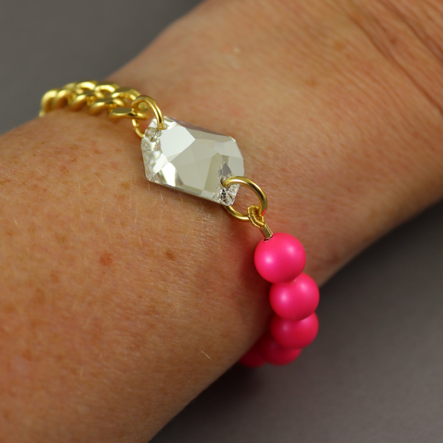 Hot Pink Neon bracelet