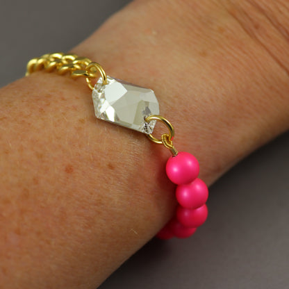 Hot Pink Neon bracelet