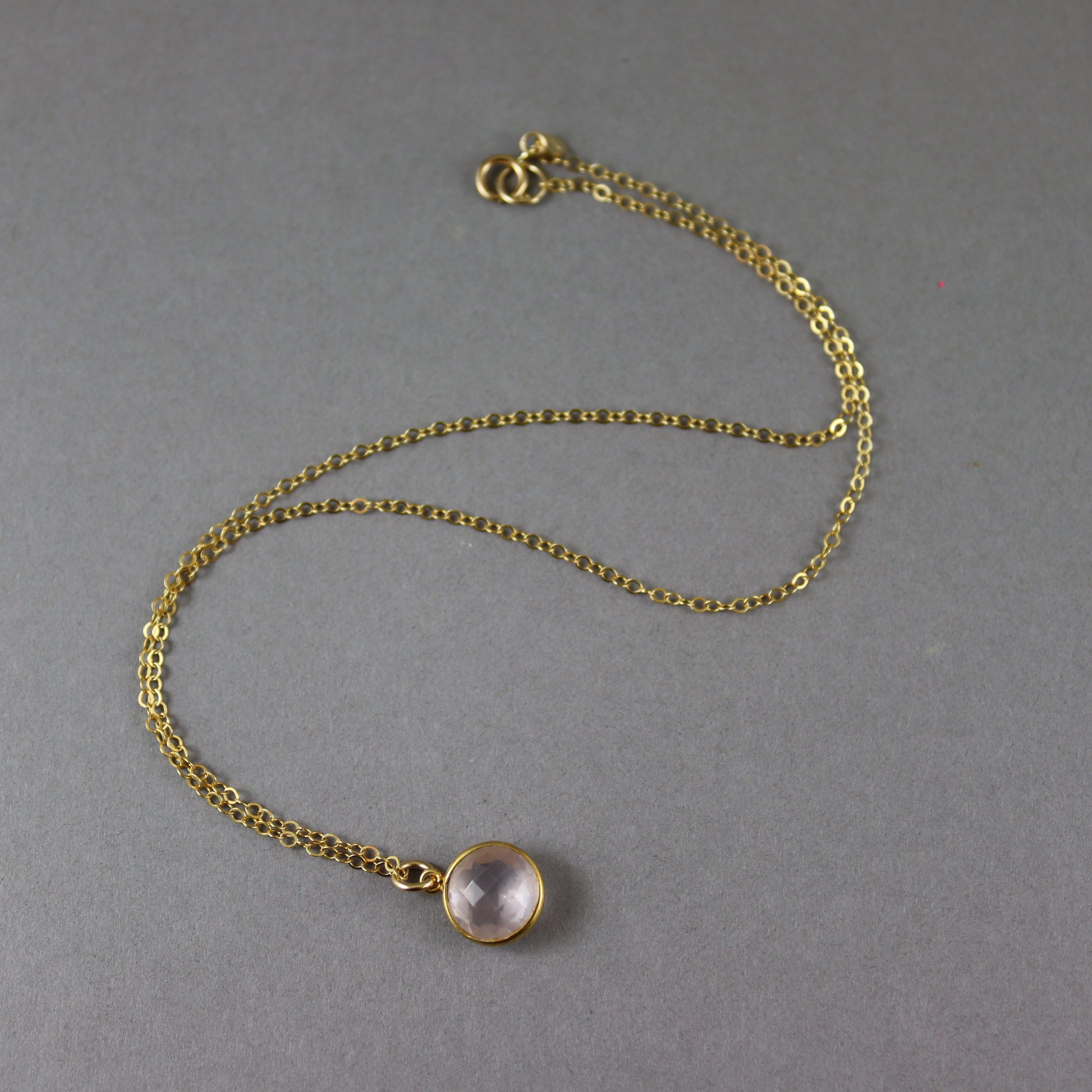 Rose Quartz  Necklace - Karen Morrison Jewellery