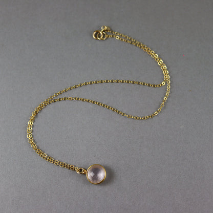Rose Quartz  Necklace - Karen Morrison Jewellery