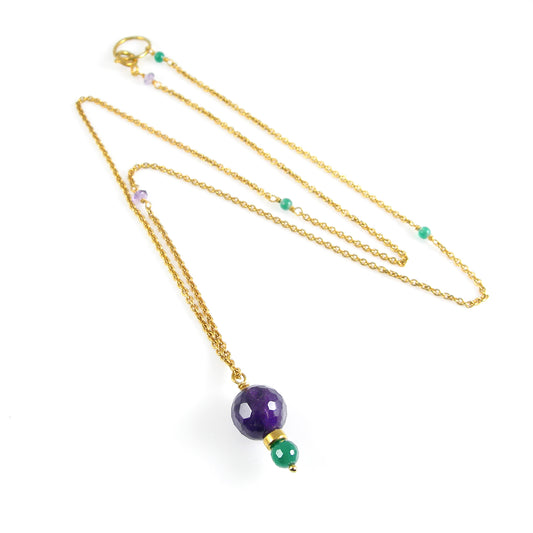 Amethyst Gold Necklace (Copy) - Karen Morrison Jewellery