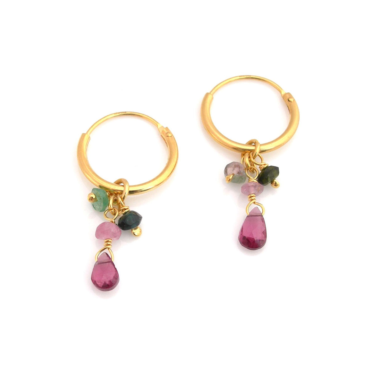 Garnet Gold Earrings (Copy) - Karen Morrison Jewellery