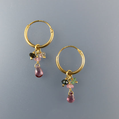Garnet Gold Earrings (Copy) - Karen Morrison Jewellery
