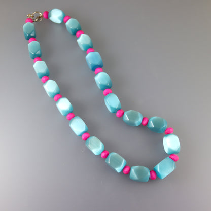 Turquoise Fuchsia Pink