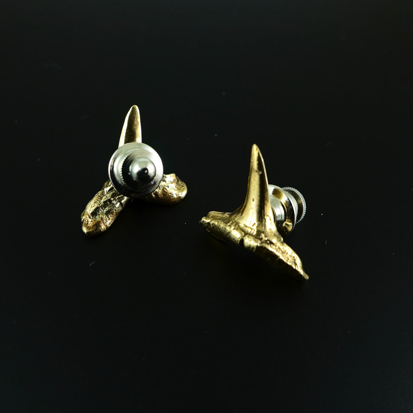 Sharks Tooth Lapel Pin - Karen Morrison Jewellery