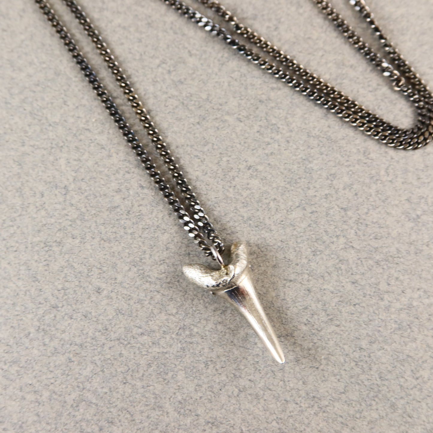Oxidised Shark Tooth Necklace - Karen Morrison Jewellery