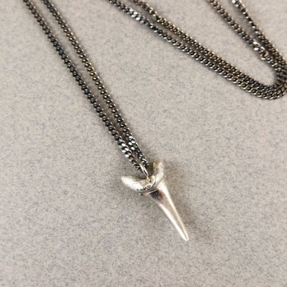 Oxidised Shark Tooth Necklace - Karen Morrison Jewellery
