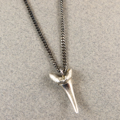 Oxidised Shark Tooth Necklace - Karen Morrison Jewellery