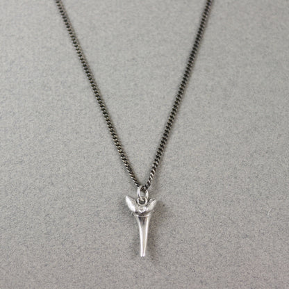 Oxidised Shark Tooth Necklace - Karen Morrison Jewellery