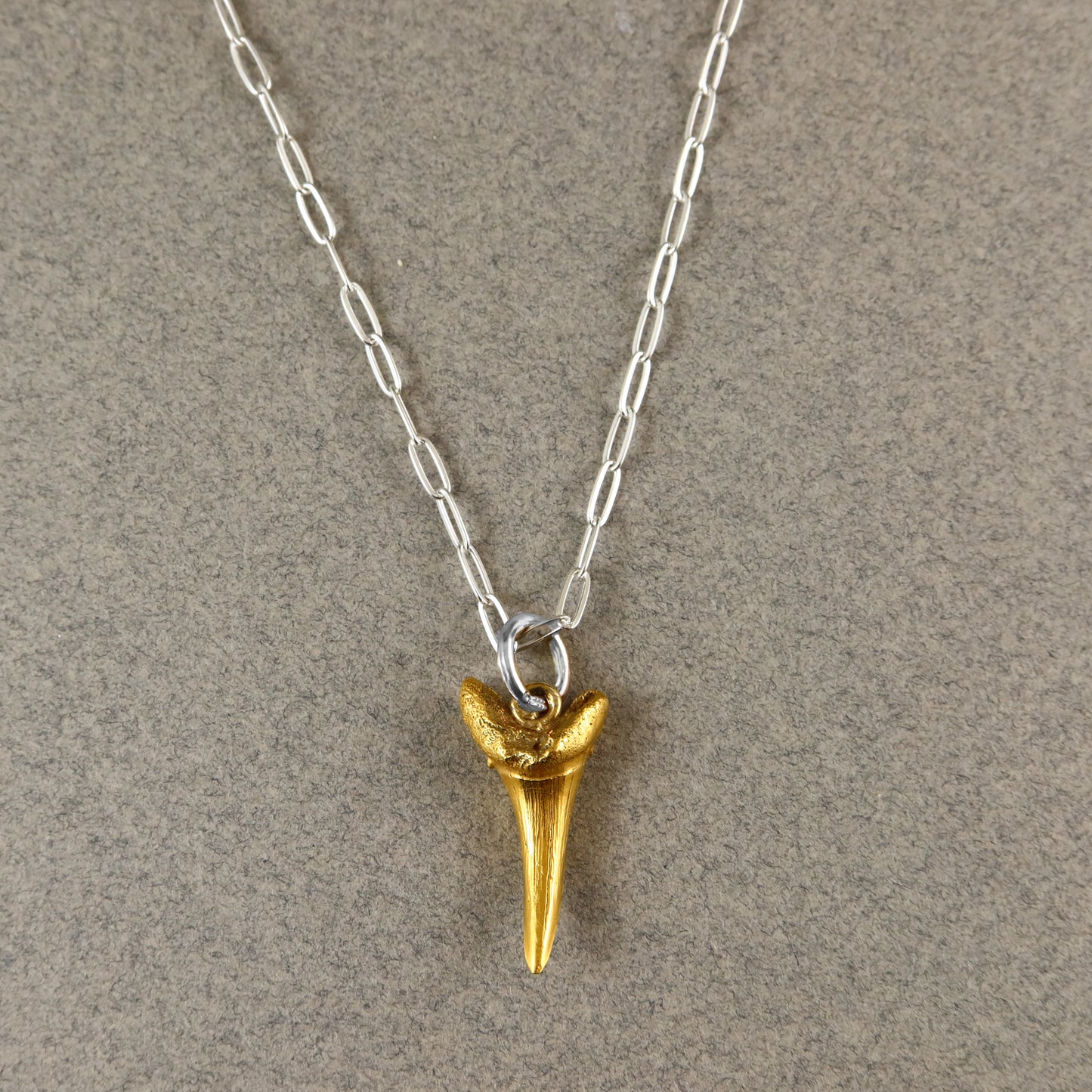 Gold Shark Tooth Necklace
