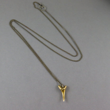 Bronze Sharks Tooth necklace
