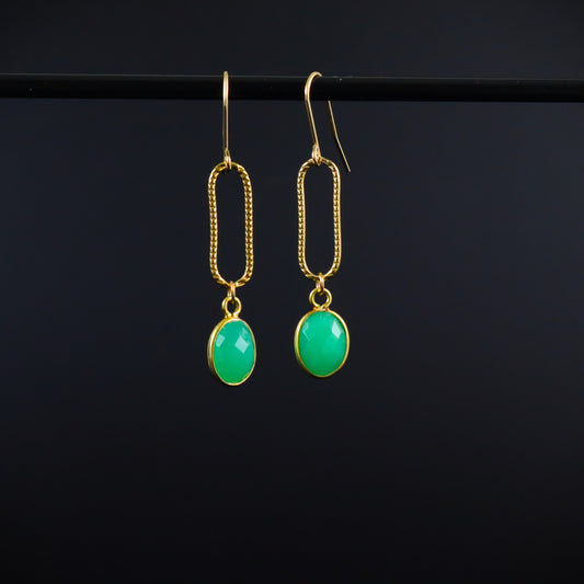 Chrysoprase Earrings