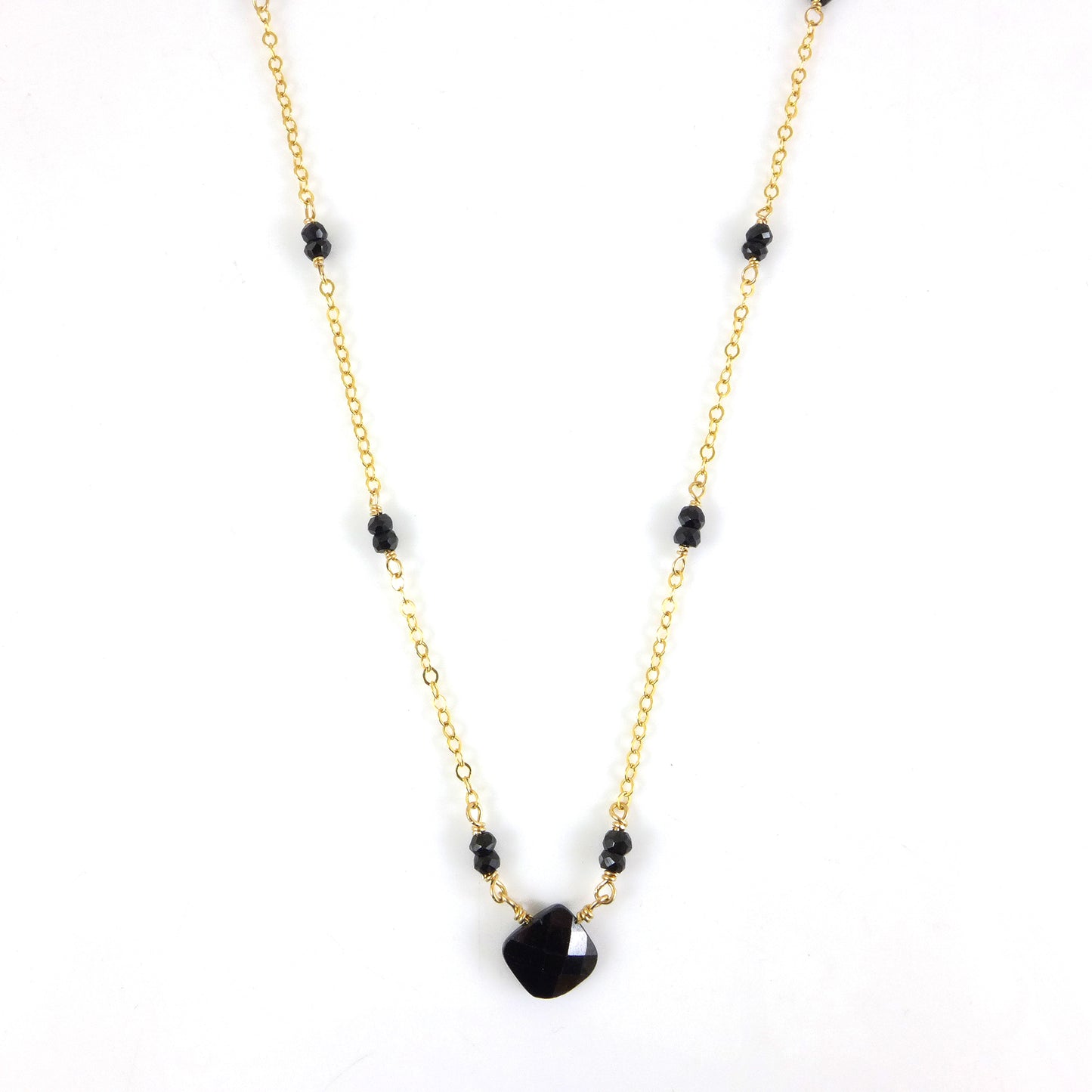 Black Spinel  Necklace