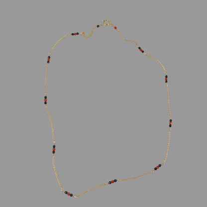 carnelian gemstone gold necklace