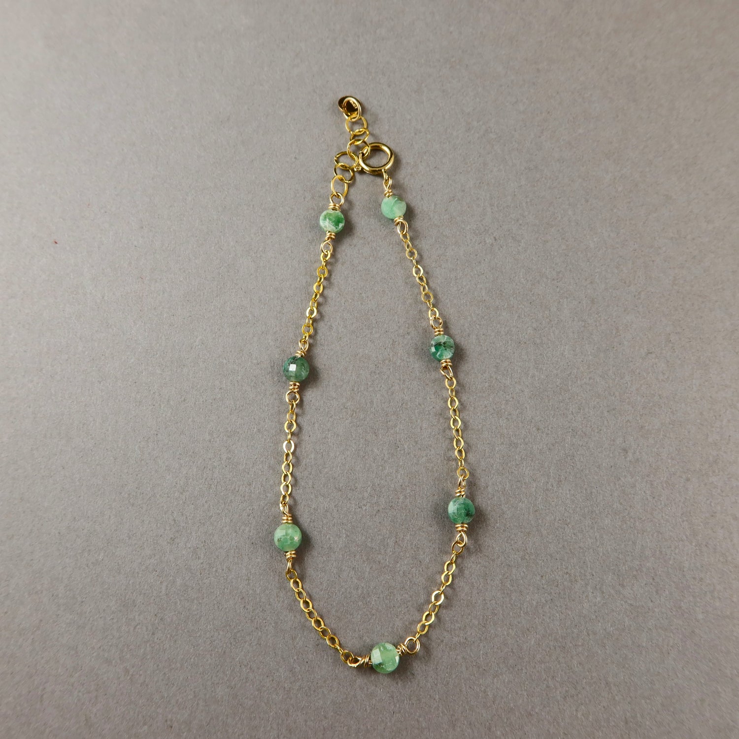 Emerald Bracelet - Karen Morrison Jewellery