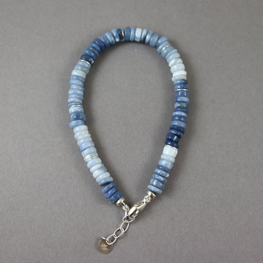 Blue Opal Bracelet - Limited Edition - Karen Morrison Jewellery