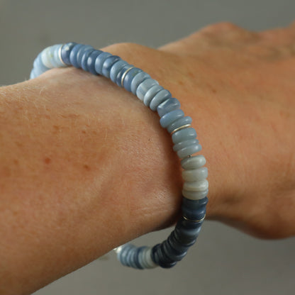 Blue Opal Bracelet - Limited Edition - Karen Morrison Jewellery