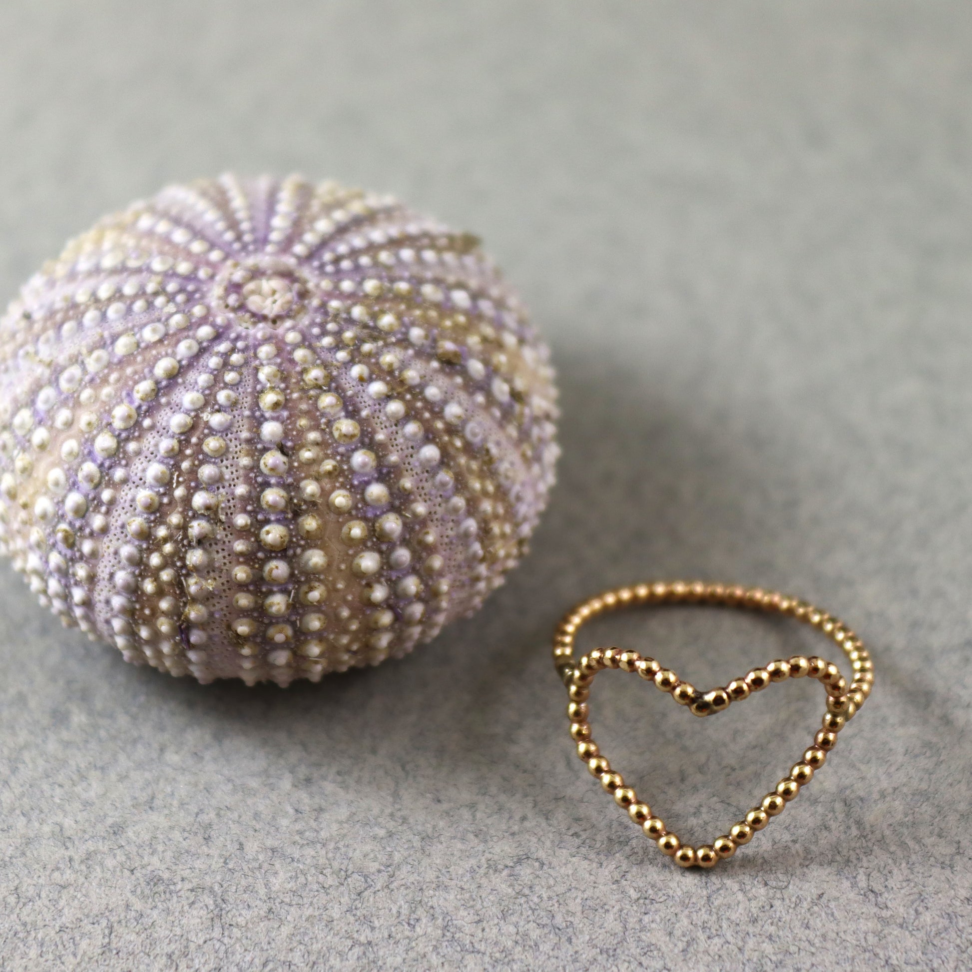 Gold Heart Ring - Karen Morrison Jewellery