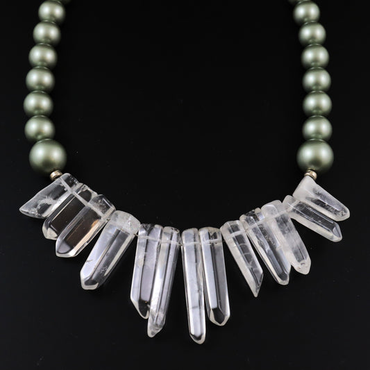 Crystal Quartz Necklace - Karen Morrison Jewellery