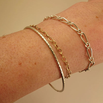 Unisex Sterling Silver Bracelet - Karen Morrison Jewellery
